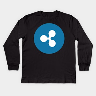 Ripple Logo Large Kids Long Sleeve T-Shirt